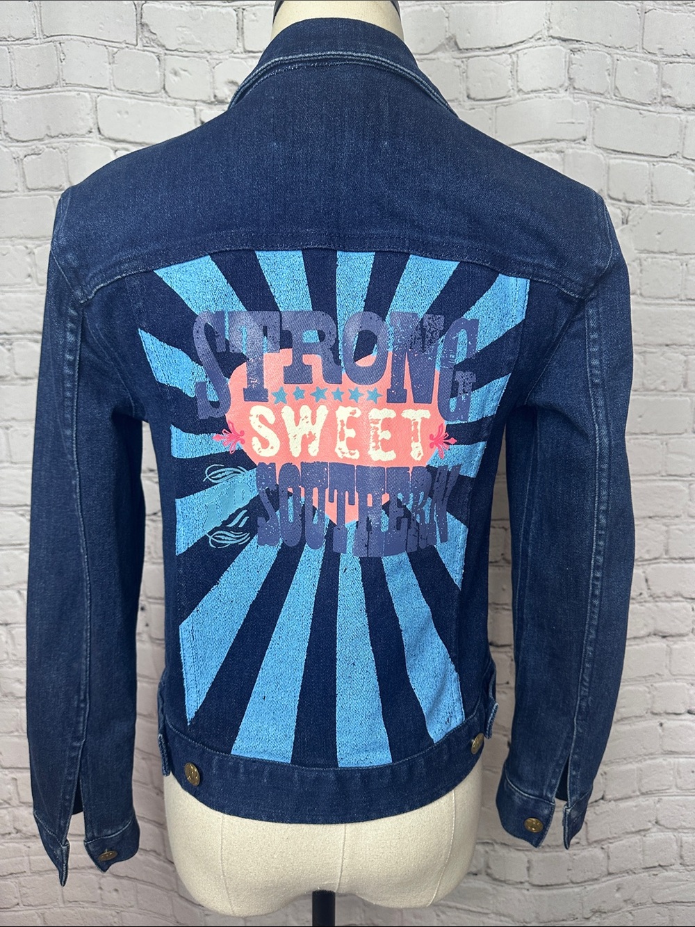 Draper James x Hatch Show Print Graphic Denim Jacket XS